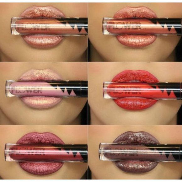 FLOWER Miracle Matte Metallic Liquid Lip Color Vampy Violet .176 oz NEW - Picture 4 of 5